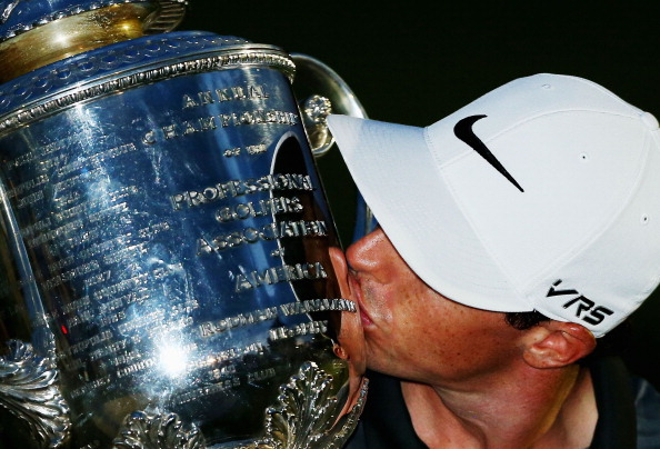 Rory McIlroy's victory in the USPGA Championships was the fourth major of his career, and his second in succession ©Getty Images
