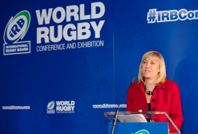 Rugby World 2015 chief executive Debbie Jevans will address deleagates at the second IRB World Rugby Conference and Exhibition in London ©Getty Images