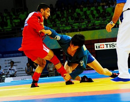 Sambo is described as an explosive mix of judo, jujitsu and wrestling ©SportAccord