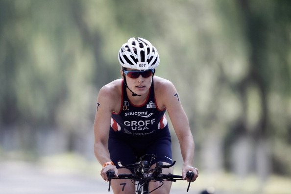 Sarah Groff has won her first World Triathlon Series race ©Getty Images
