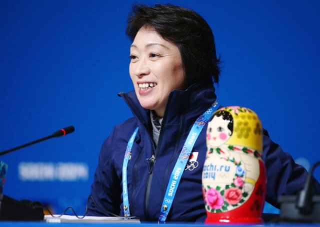 Seiko Hashimoto was the Chef de Mission for Japan at Sochi 2014 and attended a party in the Athletes' Village ©Getty Images