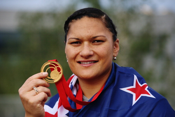 Shot put champion Valerie Adams was one New Zealand star at Glasgow 2014 ©Getty Images