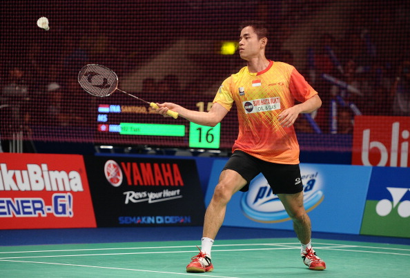 Simon Santoso is out of the Badminton World Championships after being hospitalised with dengue fever ©Getty Images