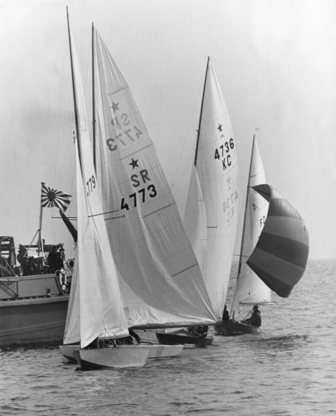 Sir Durward Knowles won gold in the Star sailing class at the 1964 Olympic Games in Tokyo ©Bride Lane Library/Popperfoto/Getty Images