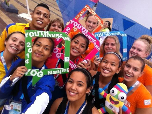 Social media is a vital way for athletes to engage at the Youth Olympics ©Nanjing 2014