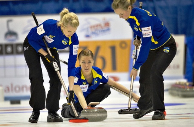 Specially selected trainees will have the opportunity to work at the Women's Curling World Championships in Japan next March ©AFP/Getty Images