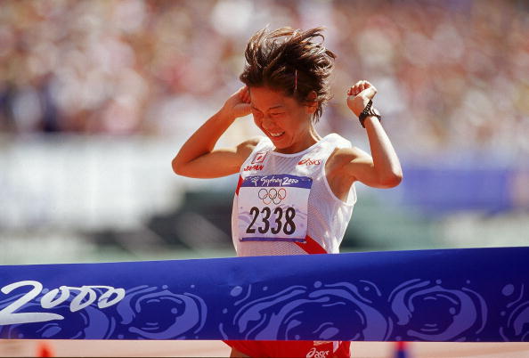 Sydney 2000 marathon champion Naoko Takahashi was one of the participants in the relay ©Getty Images