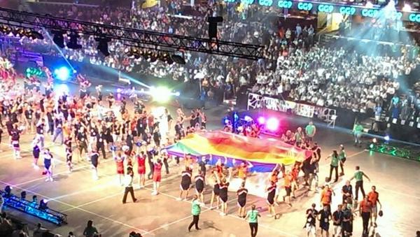 The Gay Games got underway with an Opening Ceremony featuring a message from President Obama ©Gay Games Cleveland