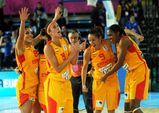 The Spanish women's team, who are reigning European champions, will act as Laureus Ambassadors ©AFP/Getty Images