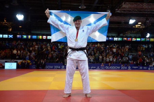 The success of Scottish athletes, such as judo gold medallist Christopher Sherrington, at Glasgow 2014 was a huge boost for Commonwealth Games organisers ©AFP/Getty Images