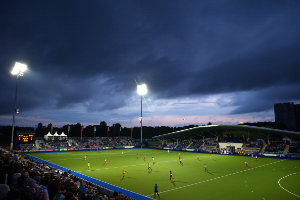 There was a wonderful atmosphere in the National Hockey Centre despite the weather ©Getty Images