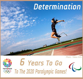 Tokyo 2020 have marked six years to go until the start of the Paralympics by celebrating the values of the Games ©Tokyo 2020/Twitter