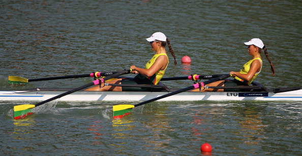Lithuania’s defending champions in the women’s double sculls, Milda Valciukaite and Donata Vistartaite, made a winning start on the second day of the World Rowing Championships in Amsterdam ©Getty Images