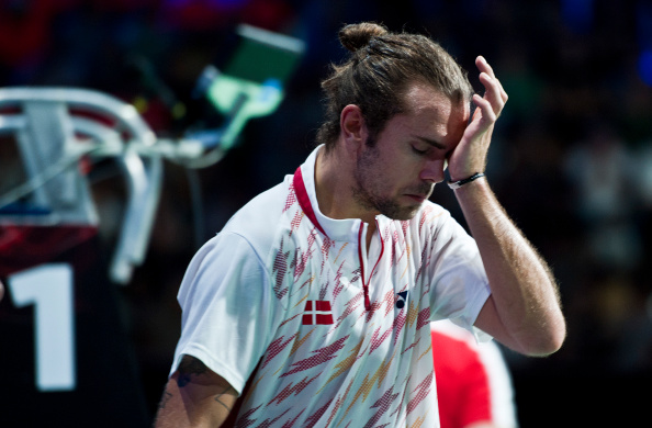 An injury saw the exit of Jan Ø Jørgensen from the 2014 Badminton World Championships on his home turf ©Getty Images