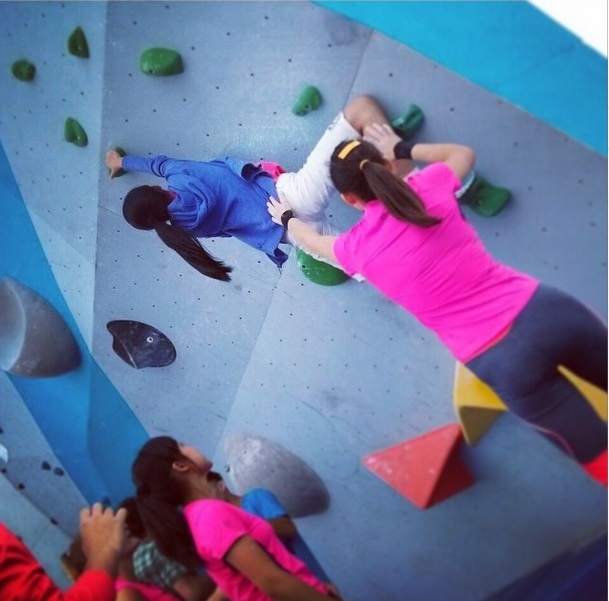 Climbing is enjoying the attention it is receiving here in Nanjing as one of four demonstration sports ©Instagram