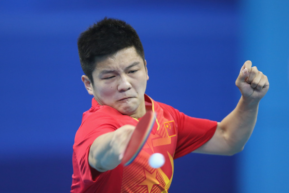 Fan Zhendong teamed up with Gaoyang Liu to win international mixed table tennis gold as China dominated proceedings in this evening's medal action ©Getty Images