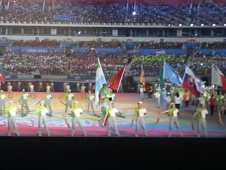 Flagbearers in the Closing Ceremony ©ITG