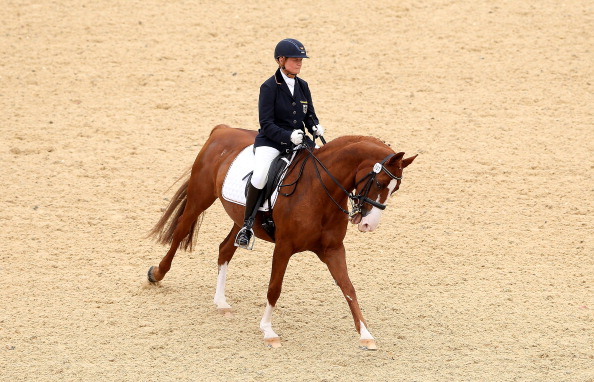 Hannelore Brenner secured the Grade III gold medal at the World Equestrian Games ©Getty Images