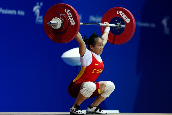 Jiang Huihua won gold at the 2013 Asian Youth Games ©Getty Images