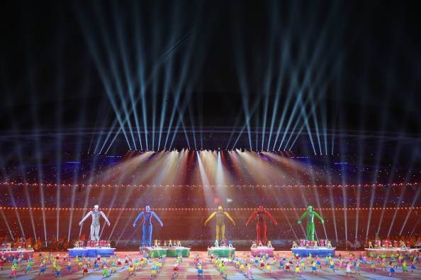Nanjing 2014 was declared closed with an appeal to take photos in the "spirit of friendship" ©Getty Images