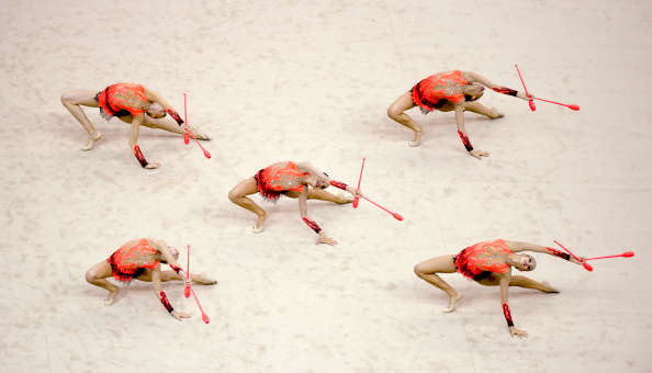 Rhythmic Gymnasts at Nanjing 2014