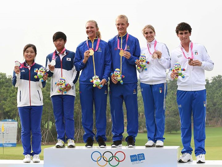 Sweden have won team gold in golf ©Getty Images