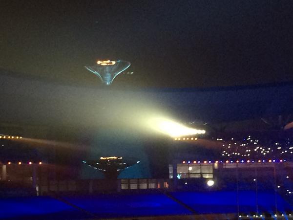 The Flame being extinguished ©Nanjing 2014