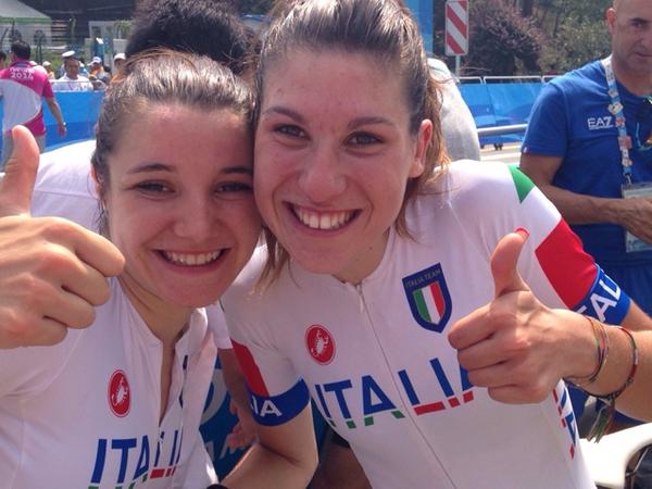 The Italian champions celebrate gold ©Twitter
