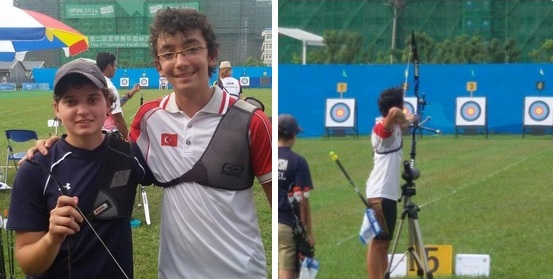 Turkey and Israel team up in the archery ©Twitter