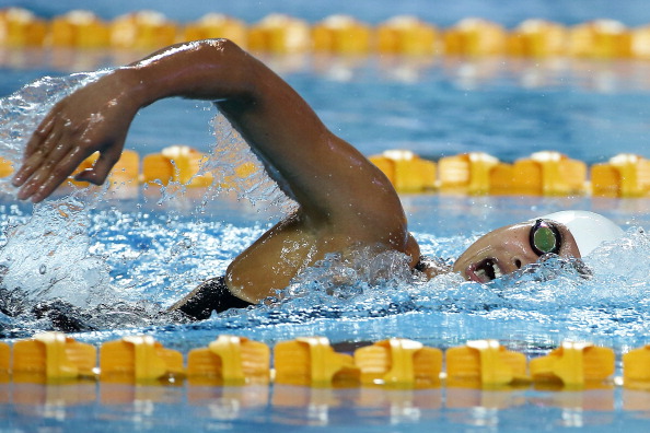 Vien Nguyen Thi Anh, pictured in 2013, has won swimming gold for Vietnam ©Getty Images