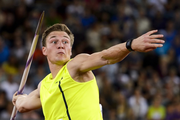 Thomas Roehler of Germany scooped the prize of the javelin Diamond Trophy and $40,000 with a first round effort of 87.63m in the season's IAAF Diamond League finale in Zurich ©Getty Images