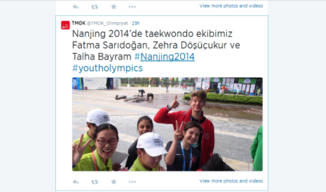 The National Olympic Committee of Turkey hopes that the new Twitter page will connect athletes at Nanjing 2014 with fans across the country ©Twitter