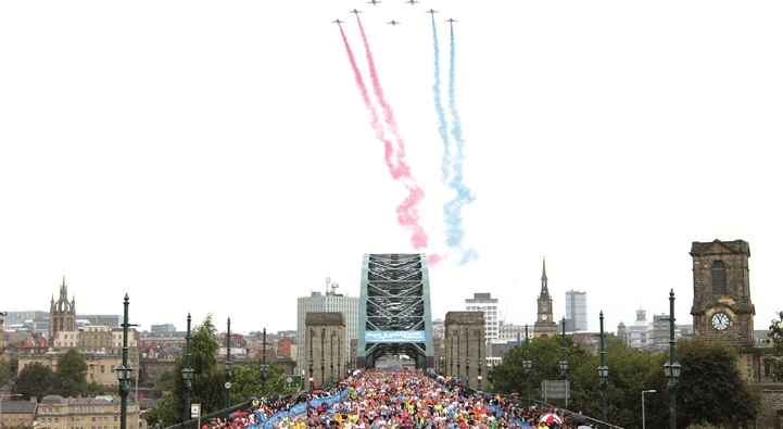 A dramatic Opening Ceremony will take place to mark the beginning of the Great North Run ©Bupa Great North Run