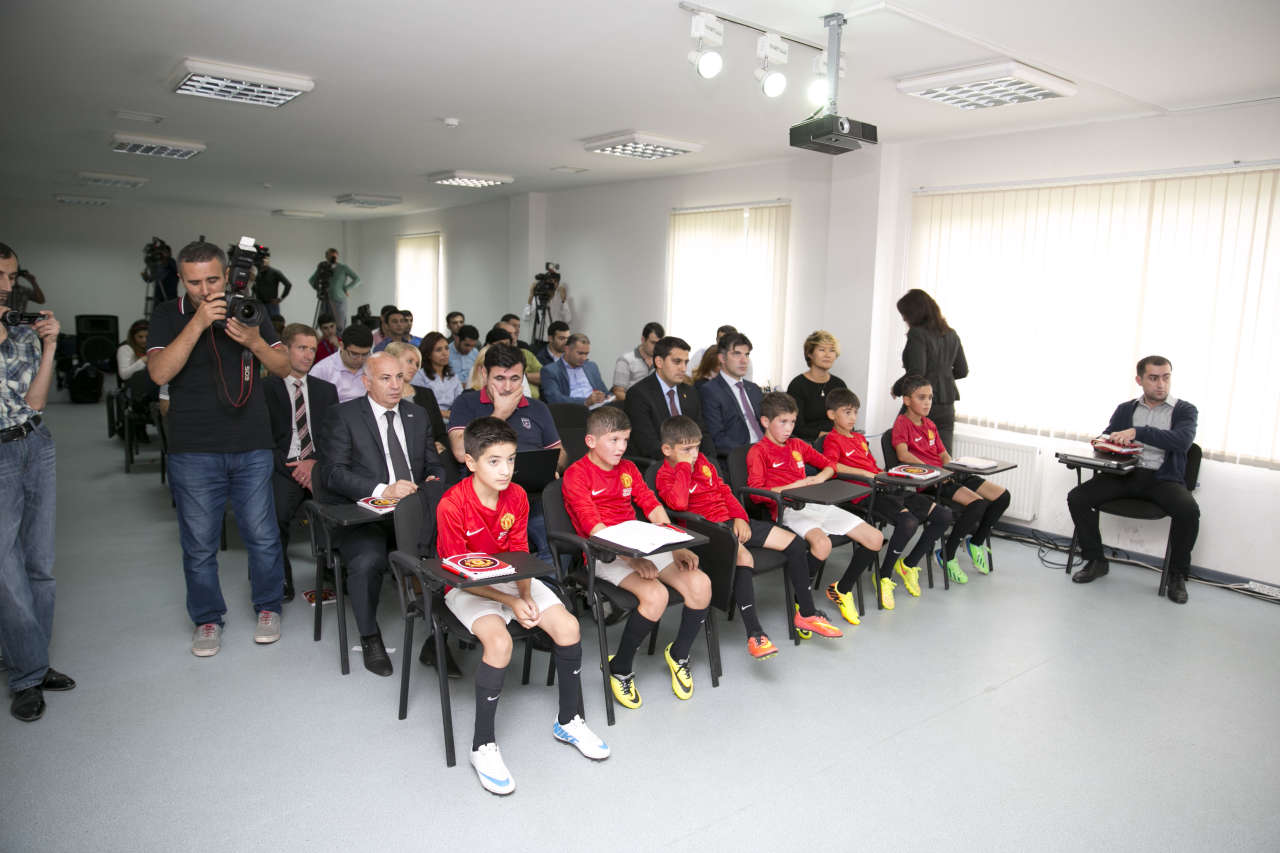 A total of 32 children will be selected to study at the Manchester United Soccer School ©AFFA