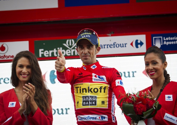 Alberto Contador now sits comfortably clear of closest rival Alejandro Valverde after taking his first stage win of the Vuelta a España ©Getty Images