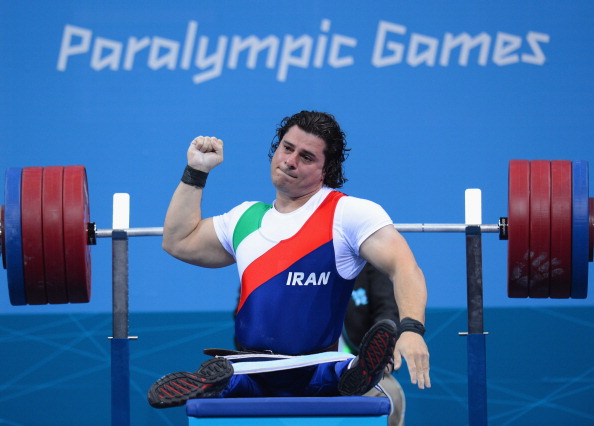 Ali Hosseini, gold medallist in the 75 kilogram powerlifting at the London 2012 Paralympic Games, is an example for aspiring Iranians to follow ©Getty Images