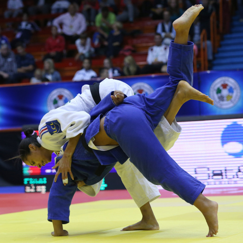 Annabelle Euranie added one of two French golds on the opening day of the Zagreb Grand Prix ©IJF