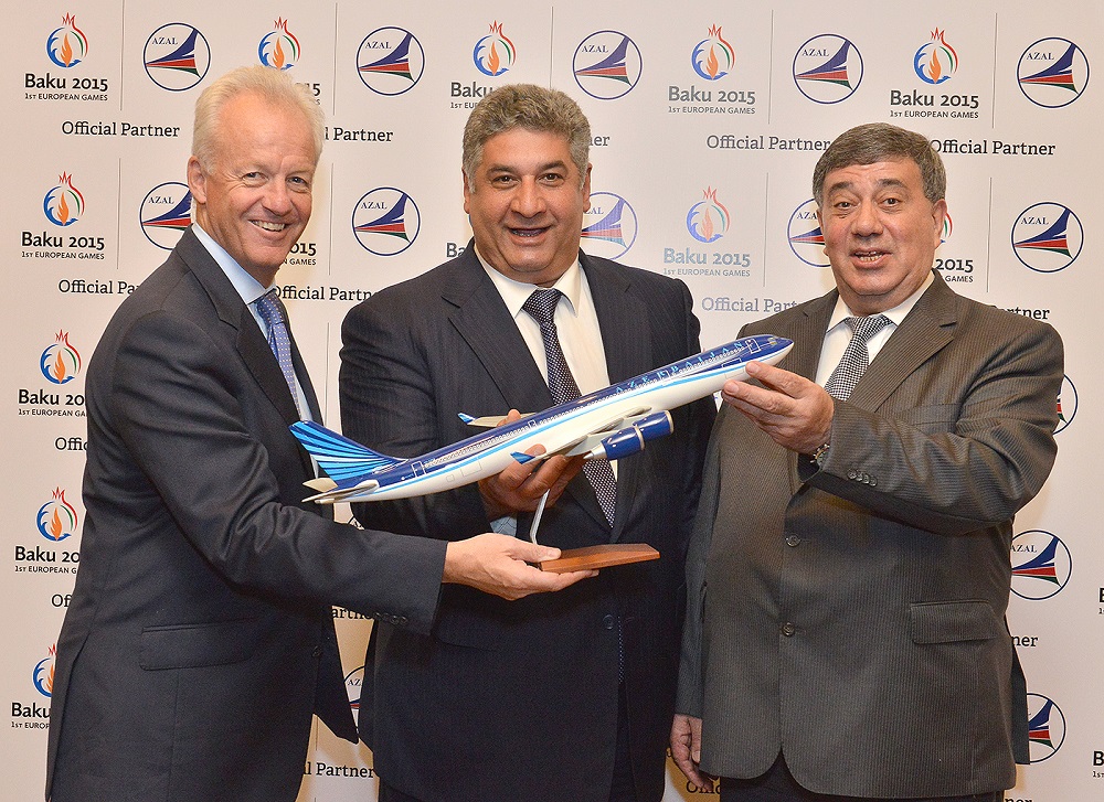Azerbaijan Airlines has signed as an official sponsor of the Baku 2015 European Games ©Baku 2015