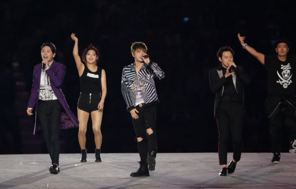 Band JYJ performed at the Opening Ceremony ©Getty Images