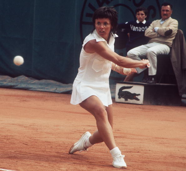 Billie Jean King is one of seven women, and five Americans, to have won more than nine Grand Slam titles, with 12 to her name ©AFP/Getty Images