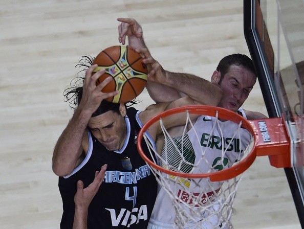 Brazil defeated Argentina for the first time since 1967 at basketball's flagship tournament to secure their place in the quarterfinals ©Getty Images
