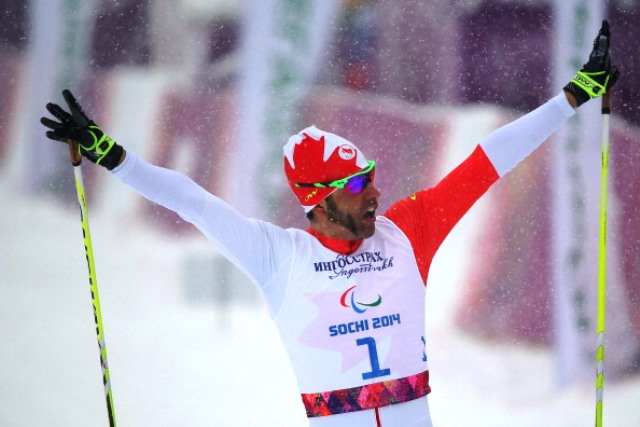 Brian McKeever won three gold medals for Canada at the Sochi 2014 Paralympic Games ©Getty Images