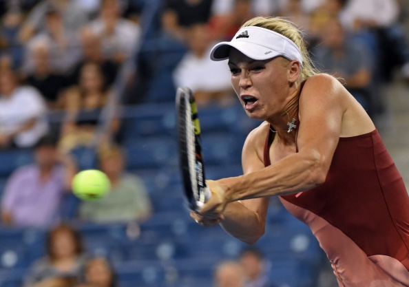 Caroline Wozniacki of Denmark has reignited her past form to make it into the last four of the US Open ©AFP/Getty Images