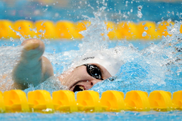 Darragh McDonald won one of two gold medals for Ireland in the pool at the London 2012 Paralympics ©Getty Images