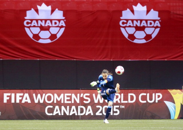 FIFA Women's World Cup organisers are facing a lawsuit over the use of artificial turf at Canada 2015 ©Getty Images