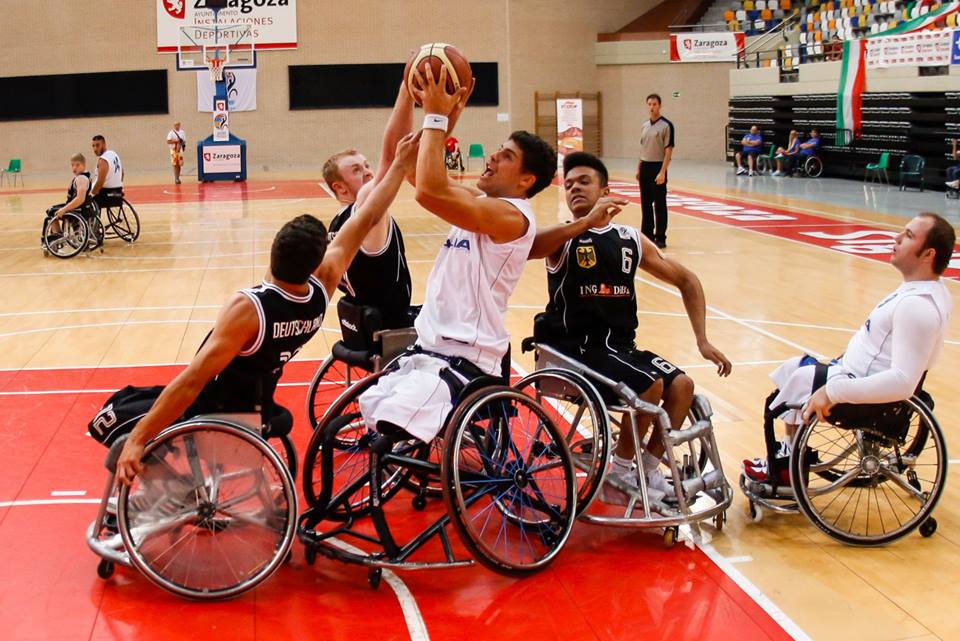 Germany have moved a step closer to defending their IWBF Under 22 European Championships title ©JM Martín