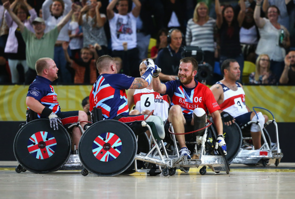 Great Britain sealed a brilliant win in the wheelchair rugby of the Invictus Games ©Getty Images