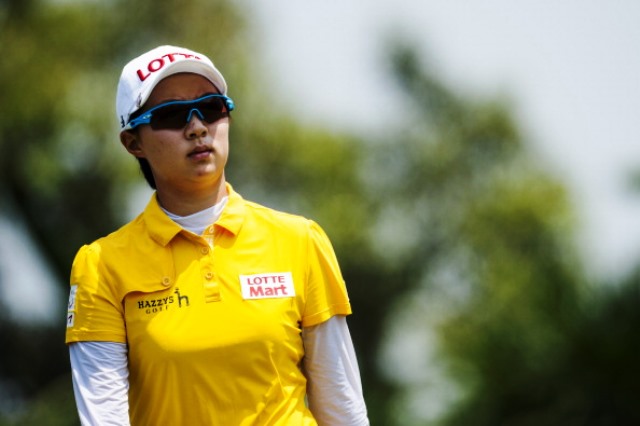 South Korea's Hyo-Joo Kim created history by shooting the lowest round in major history ©Getty Images