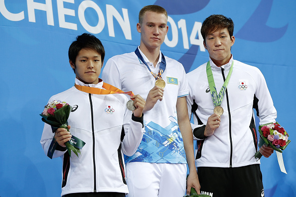 Dmitriy Balandin of Kazakhstan was the only non-Chinese swimming winner of day four ©Getty Images