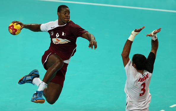 Qatar recorded a 29-21 victory over Iran in the first men's handball semi-final ©Getty Images